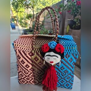 Handcrafted Multicolor Woven Tote Bag